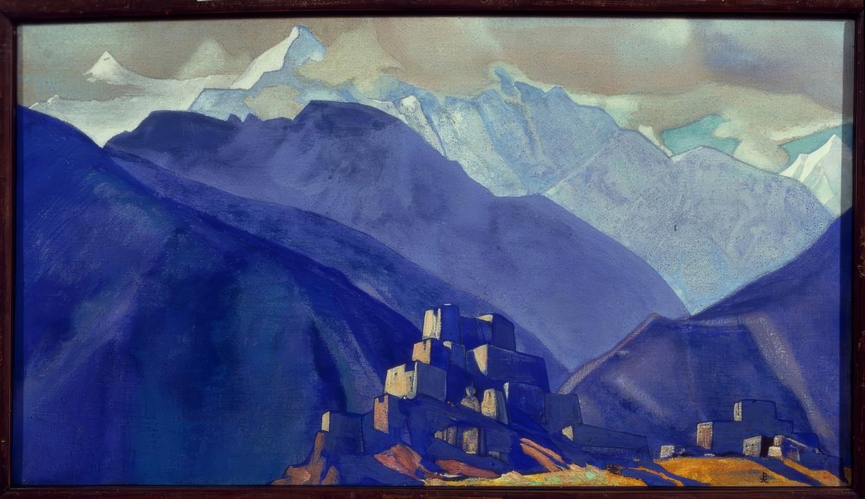 Stranghild. Klooster in de Bergen door Nikolai Konstantinowitsch Roerich