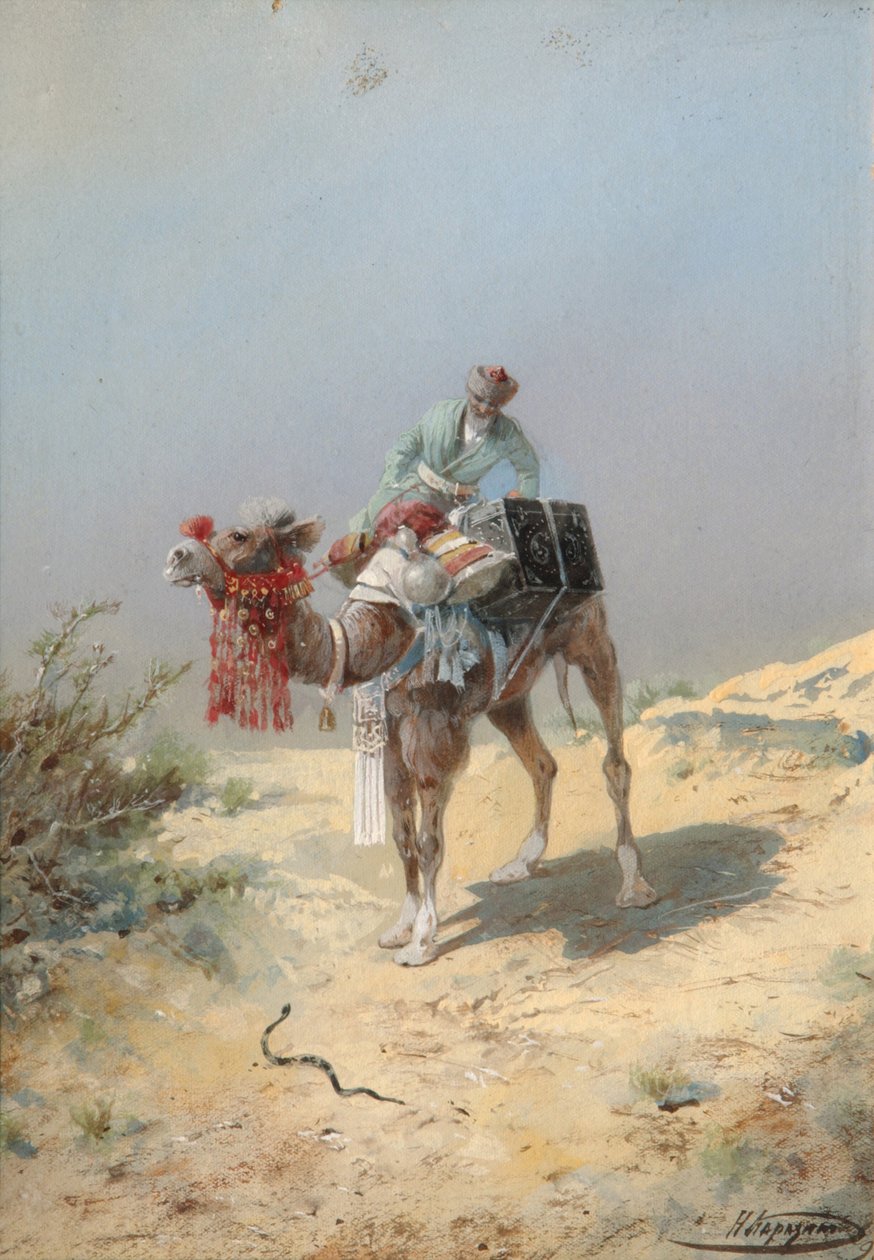 In de woestijn door Nikolai Nikolayevich Karasin