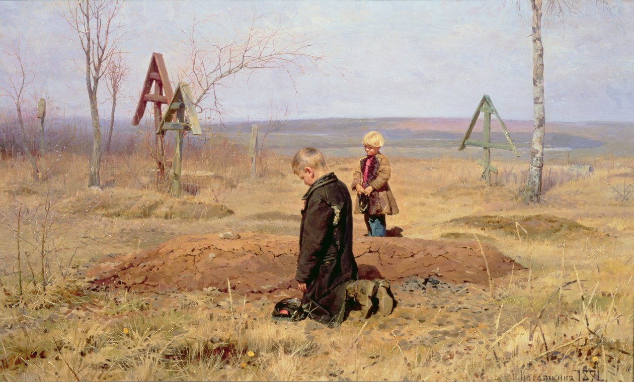 De wezen, 1891 door Nikolaj Alekseevich Kasatkin