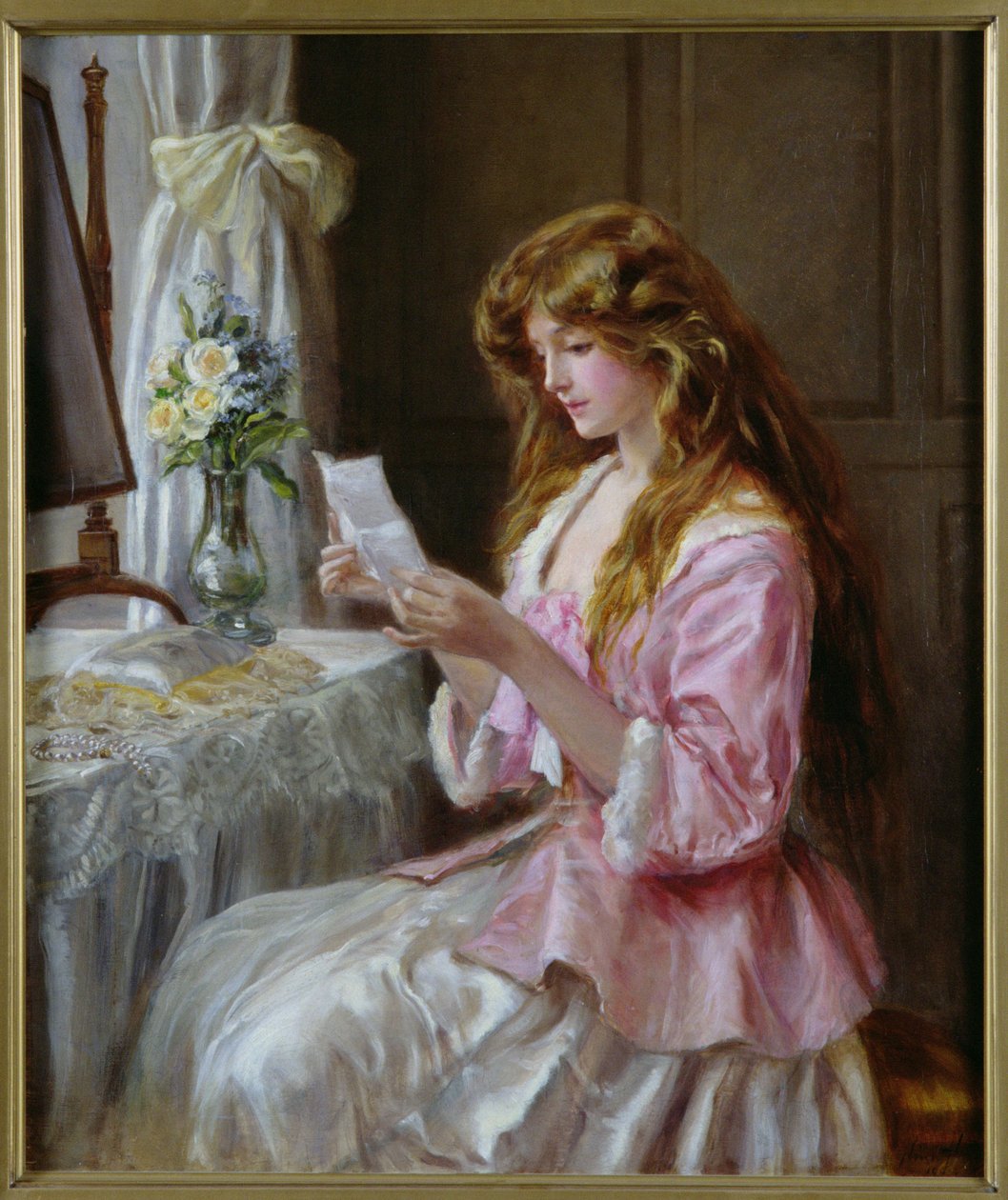 De liefdesbrief, 1904 door Nina Hardy