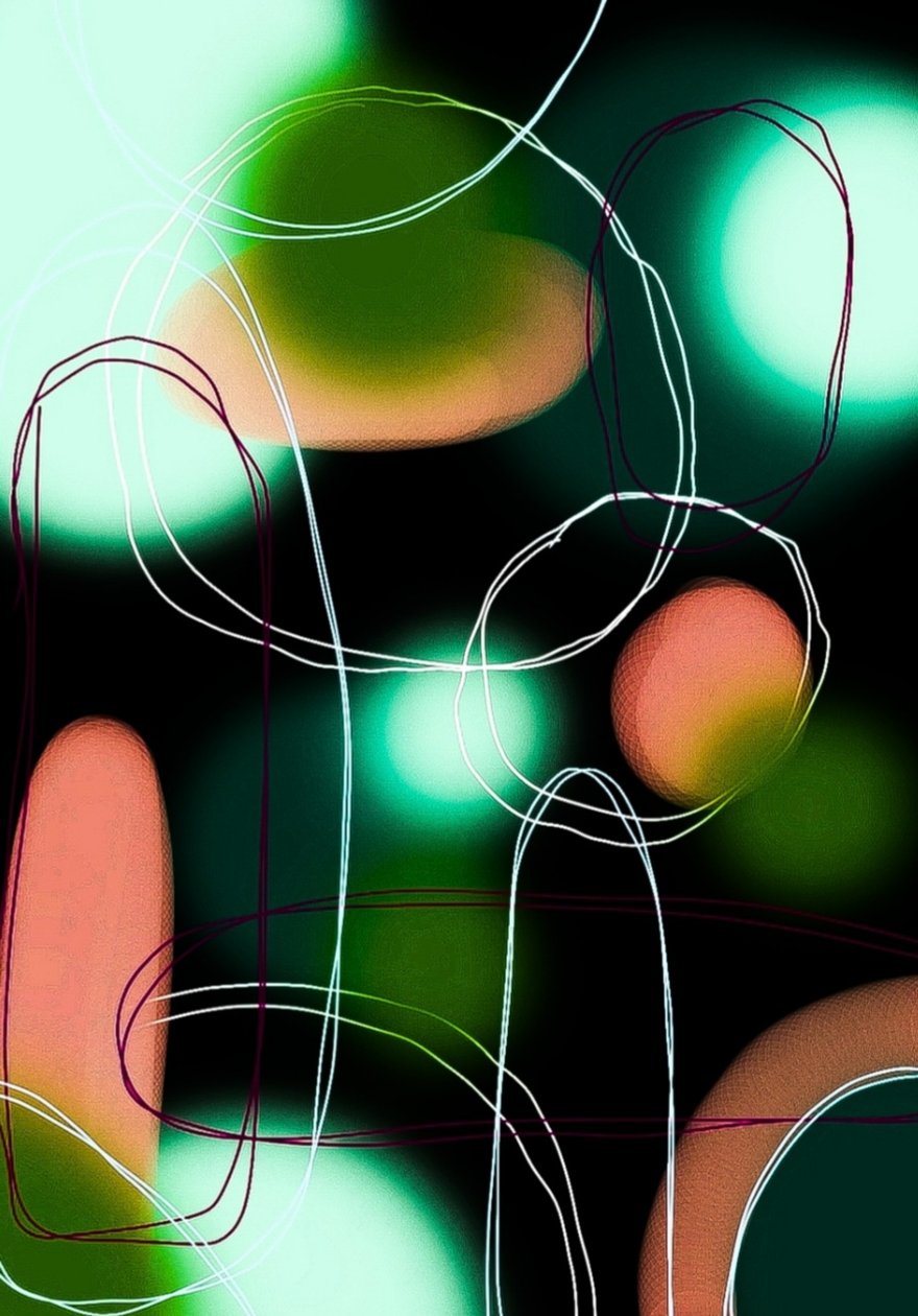 Abstracte schilderij nr.01 door Nomi Morina