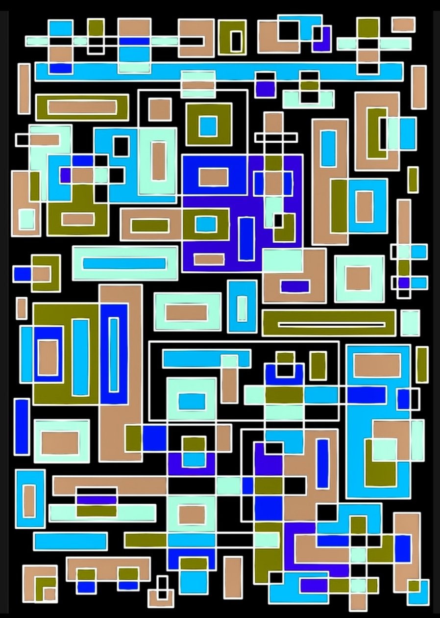Geometrische vormen door Nomi Morina