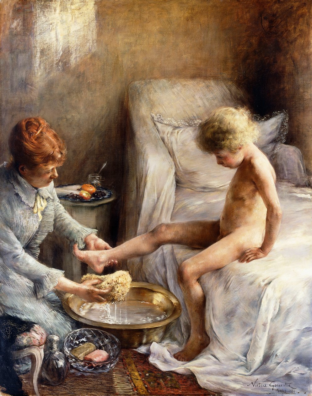 La Toilette van Jean Guerard, 1889 door Norbert Goeneutte