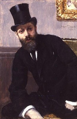 Portret van Hippolyte Fortin door Norbert Goeneutte