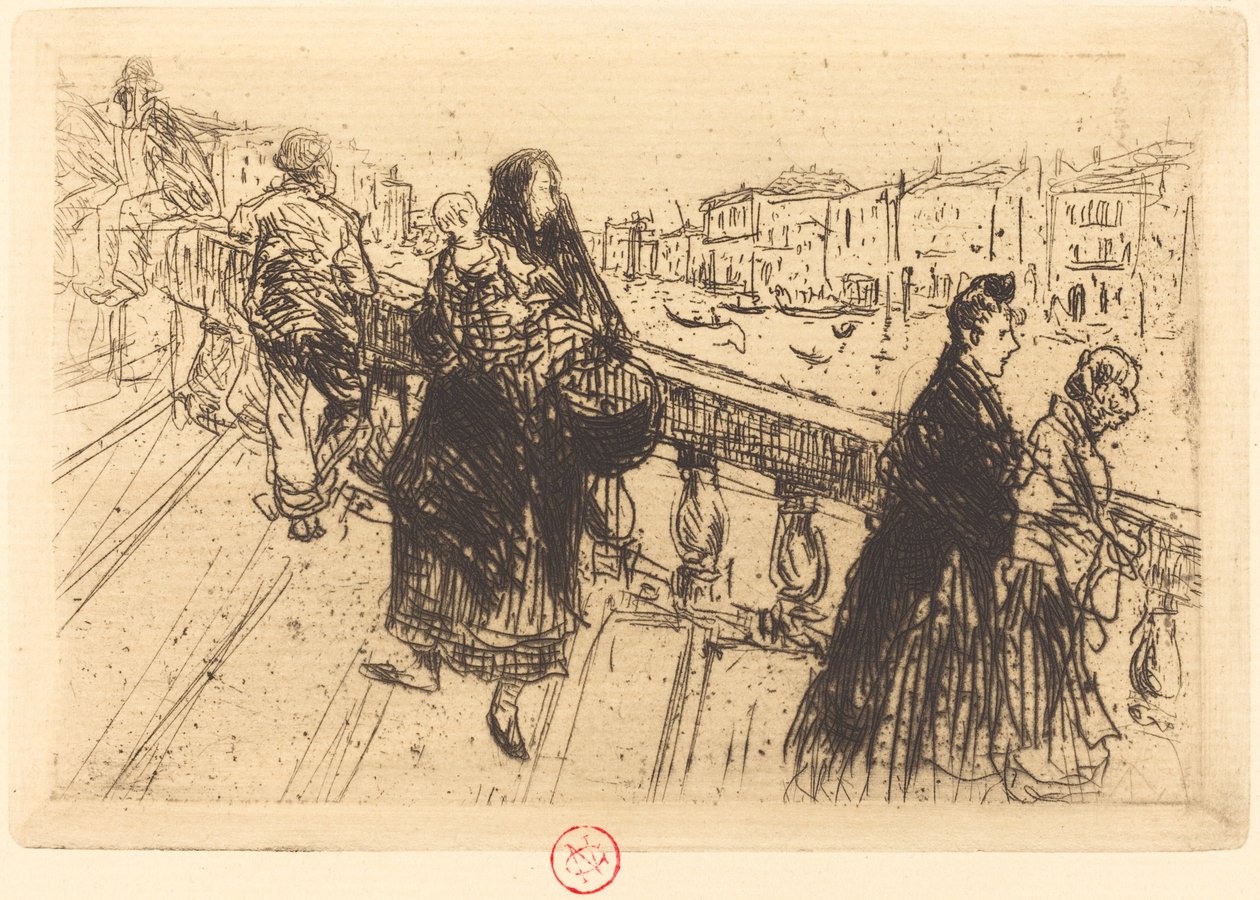 Rialto door Norbert Goeneutte