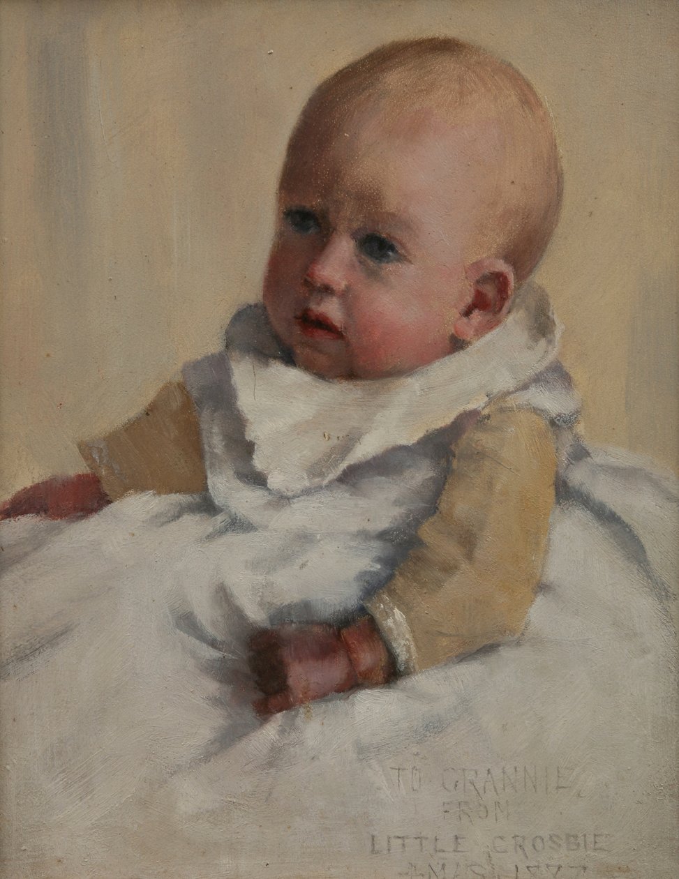 Crosbie als Baby door Norman Garstin