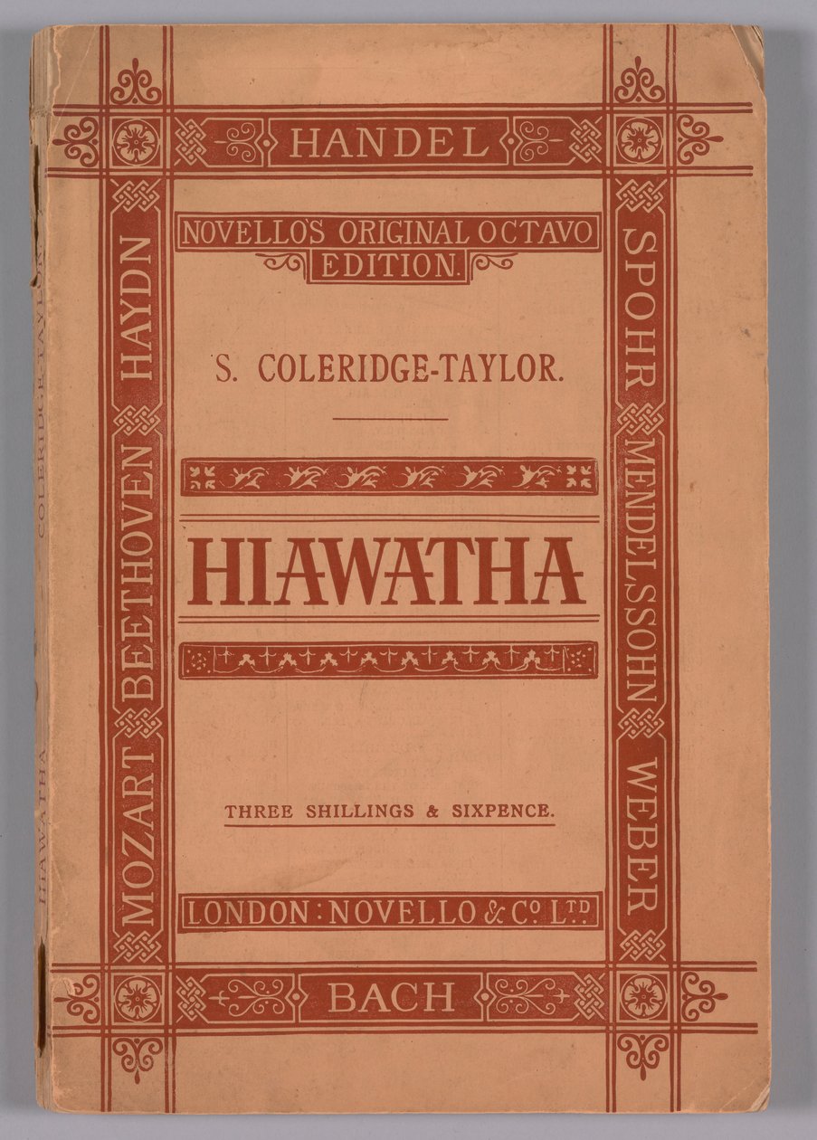 Het Lied van Hiawatha Op.30, 1900 door Novello and Company