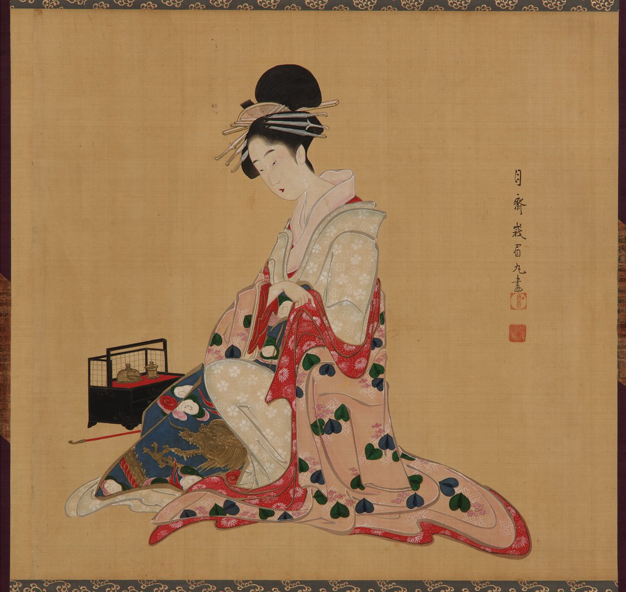 Oiran door Numata Gessai