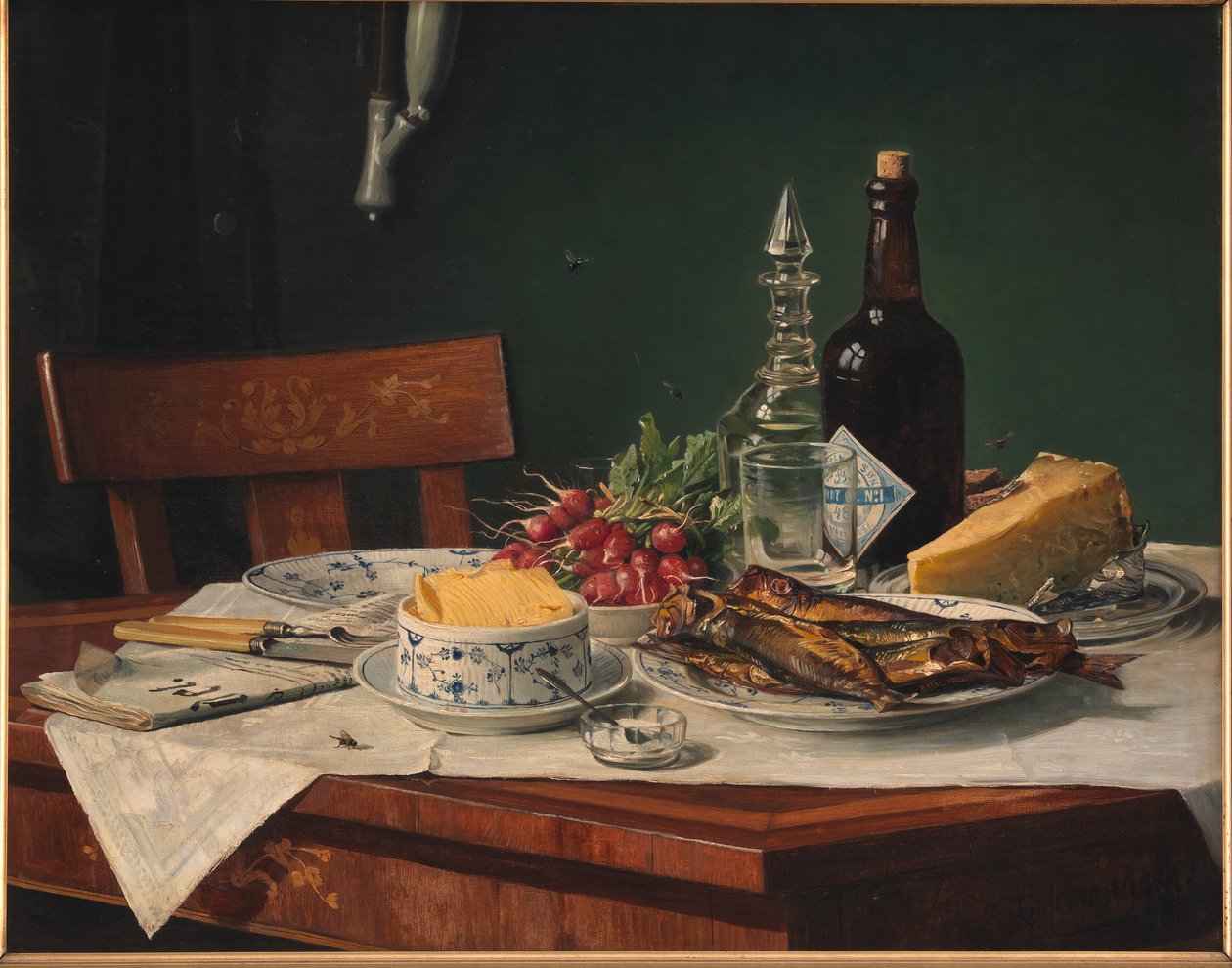 Een ontbijttafel door O.A. Hermansen