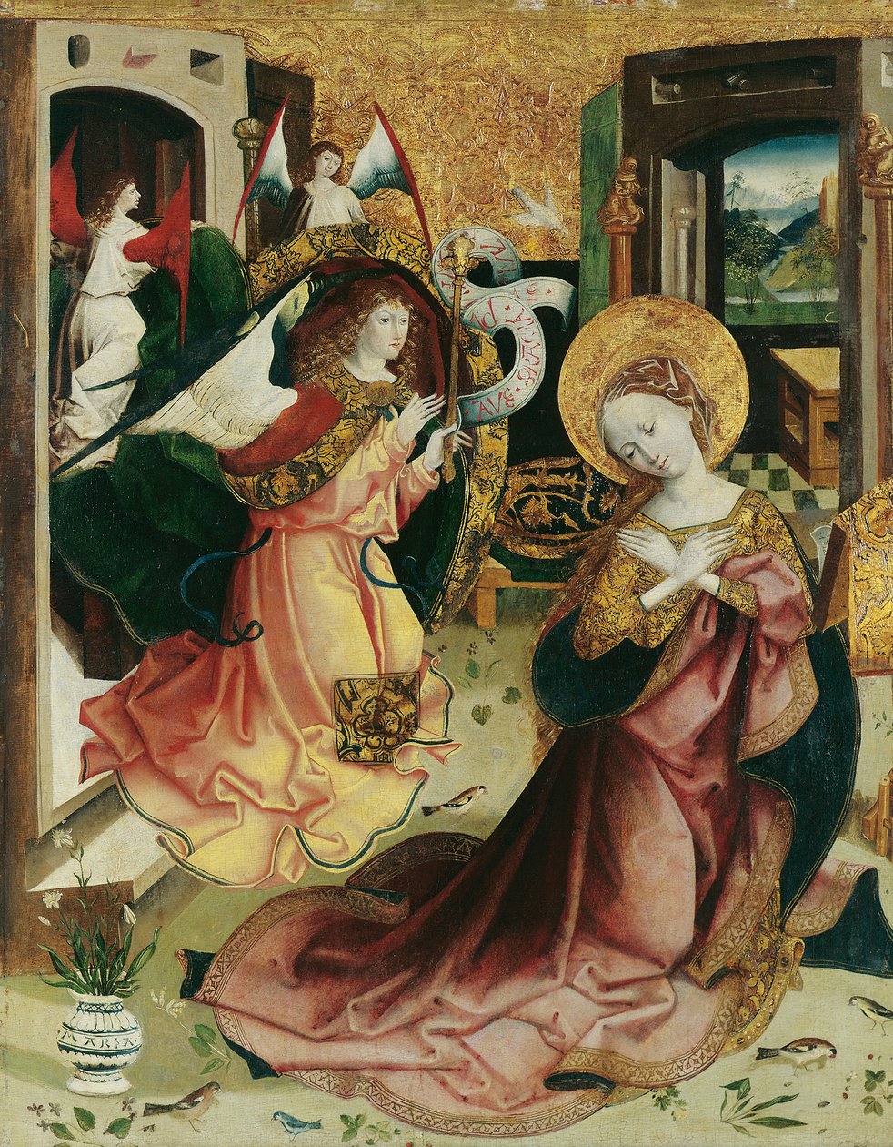 Aankondiging aan Maria door Oberösterreichischer Maler