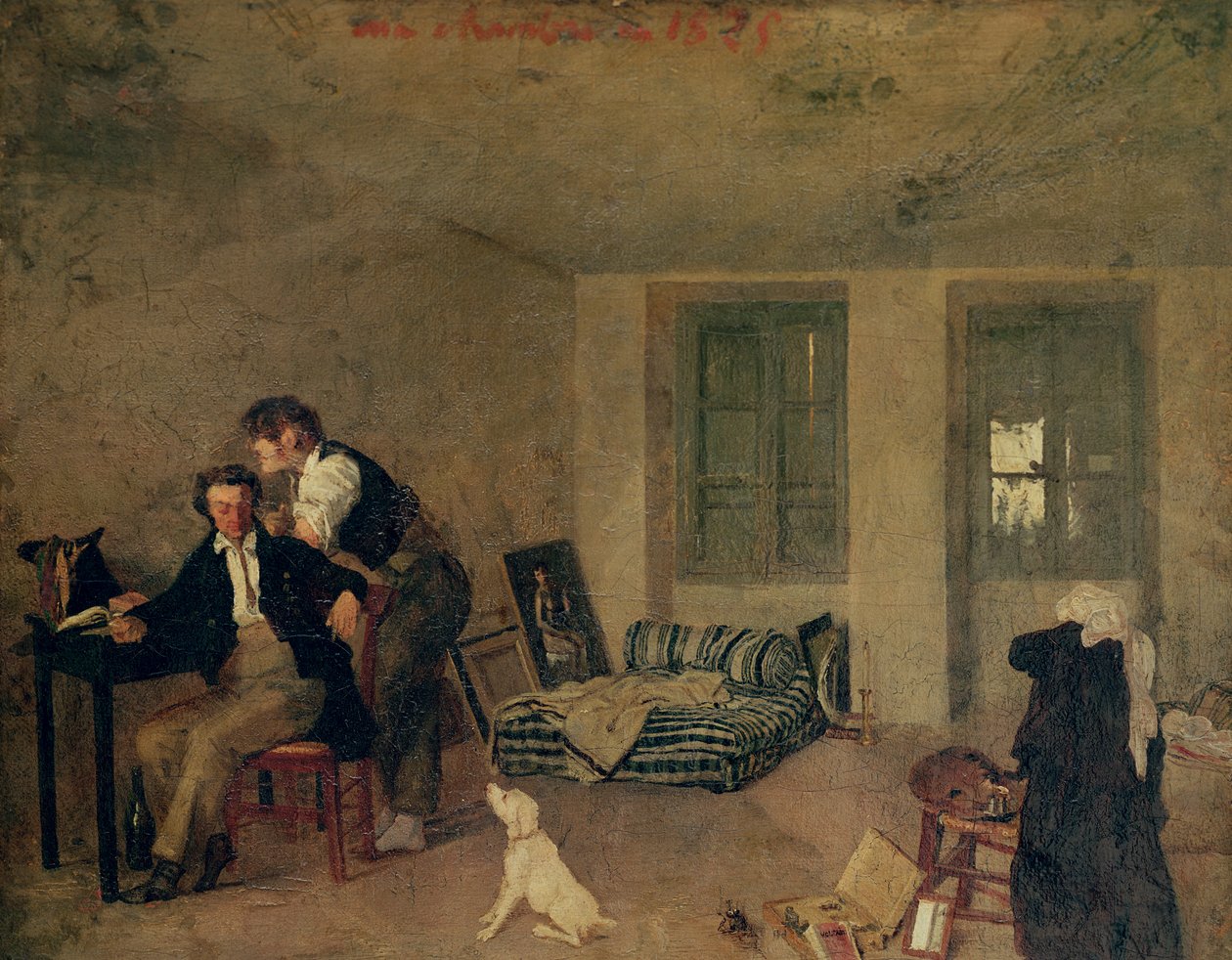 Mijn Kamer in 1825 door Octave Tassaert
