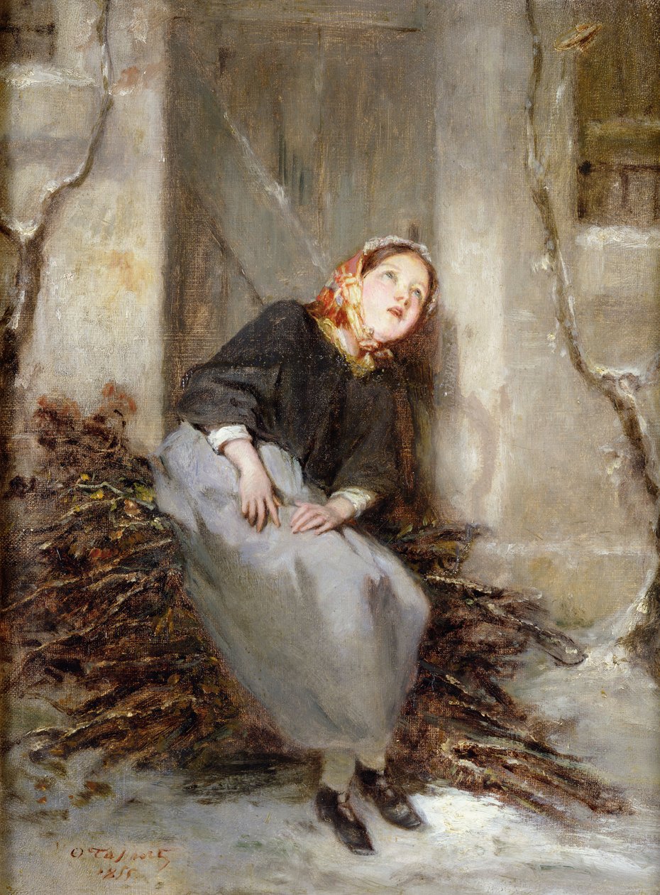 De Takkenplukker, 1855 door Octave Tassaert