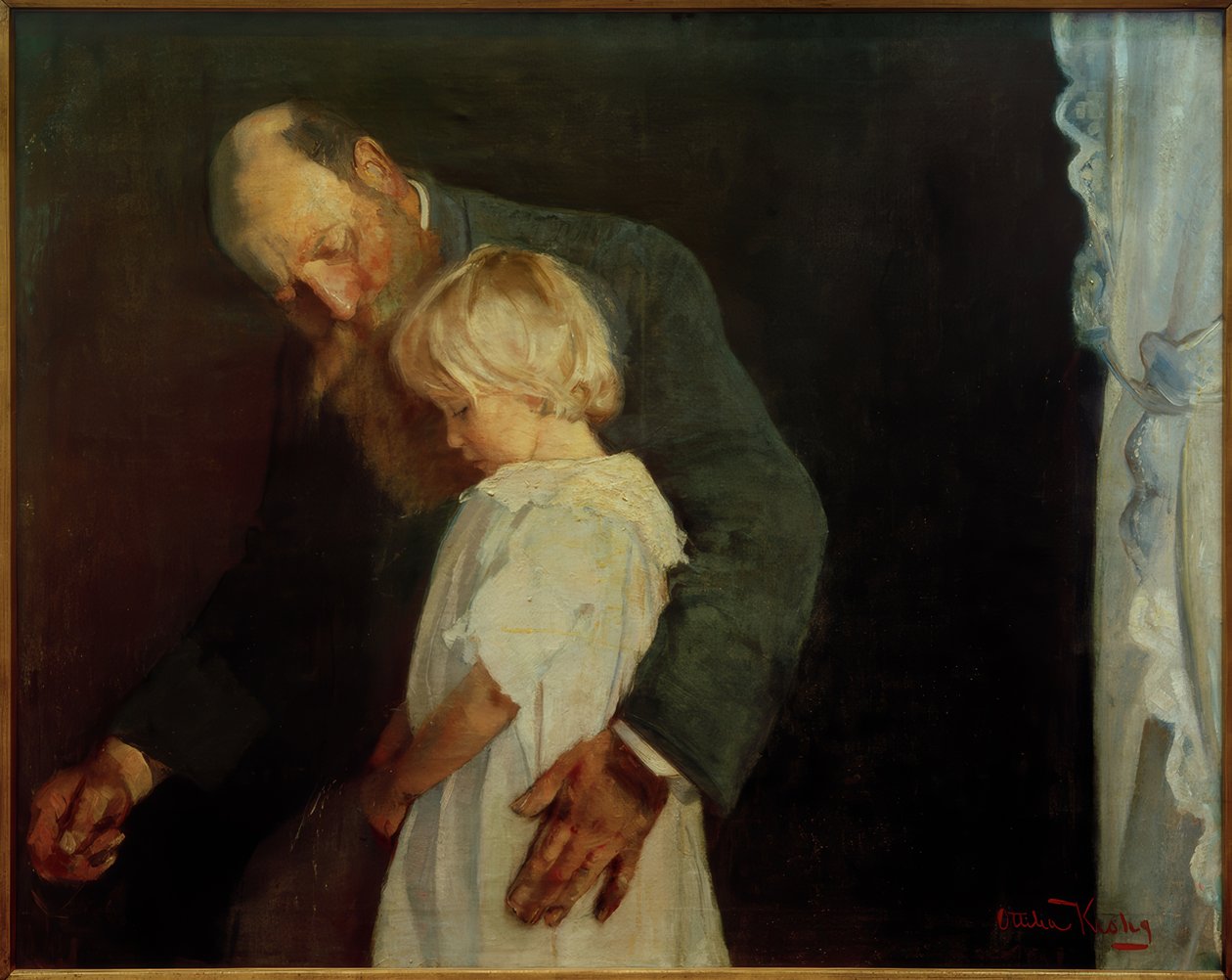 Arm klein meisje door Oda Krohg