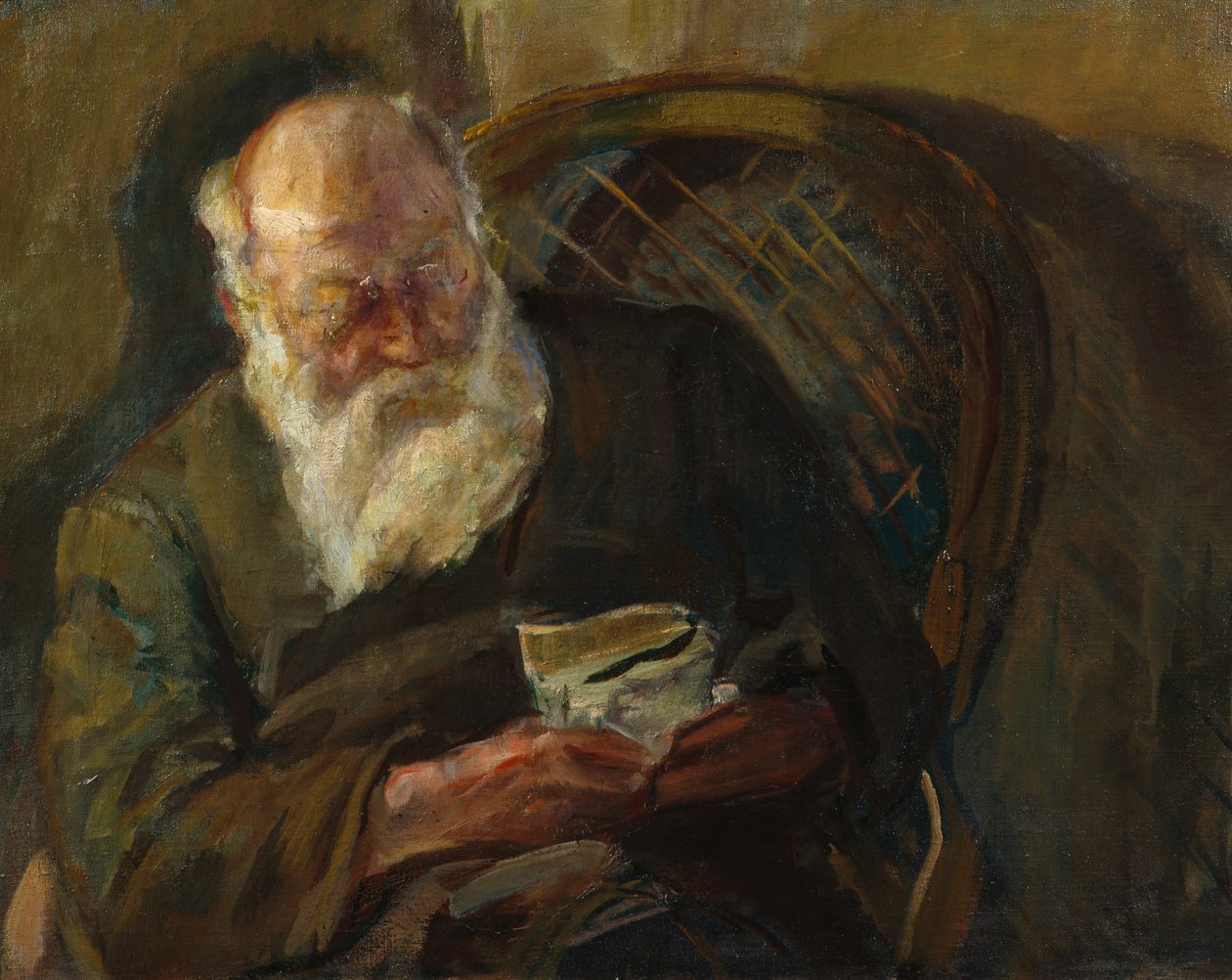 Christian Krohg, ca. 1920 door Oda Krohg