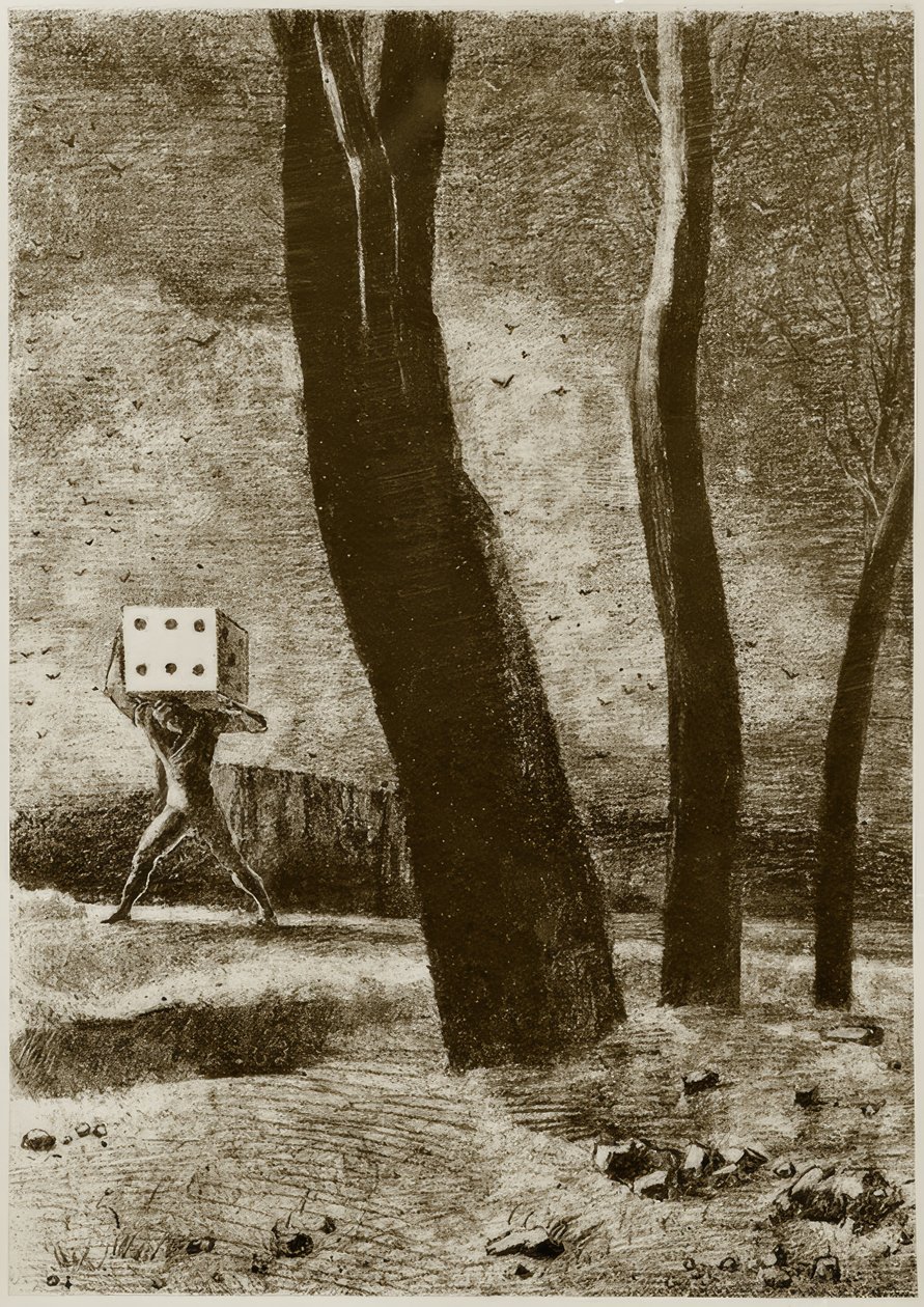 De speler door Odilon Redon
