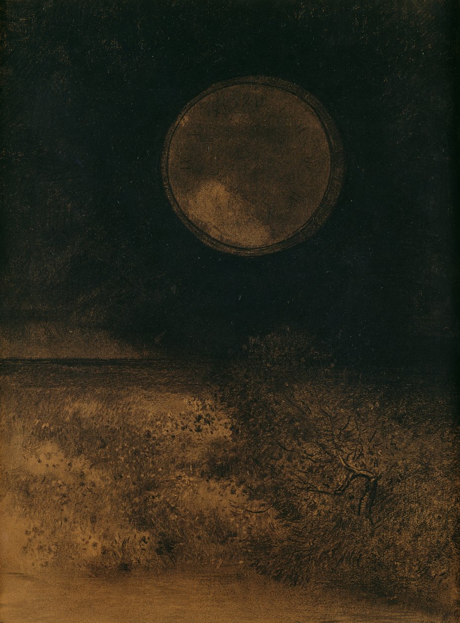 De bol, 1890-5 door Odilon Redon