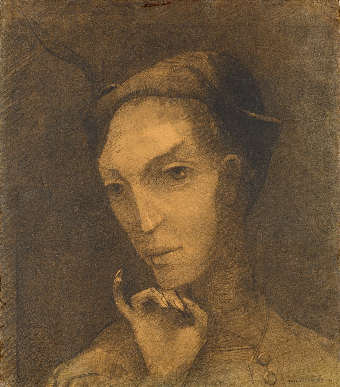 Mephistopheles door Odilon Redon