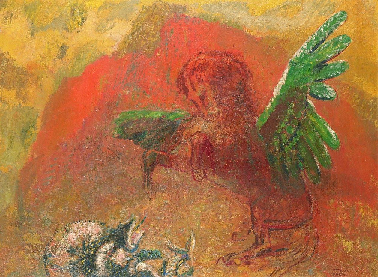 Pegasus Triomfantelijk door Odilon Redon