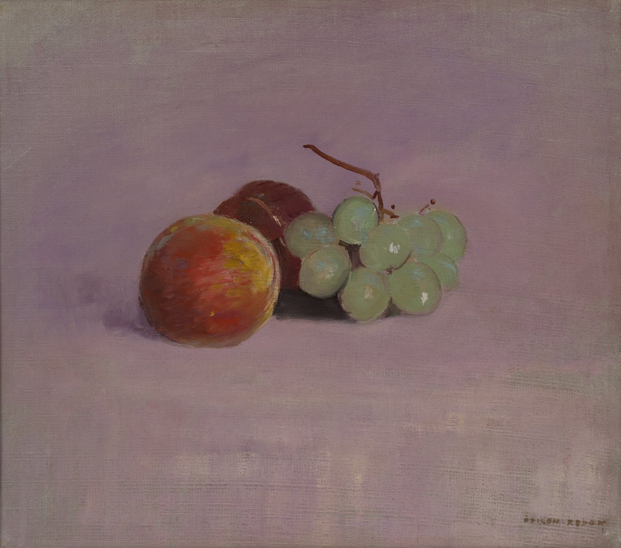 Stilleven met fruit, 1905 door Odilon Redon
