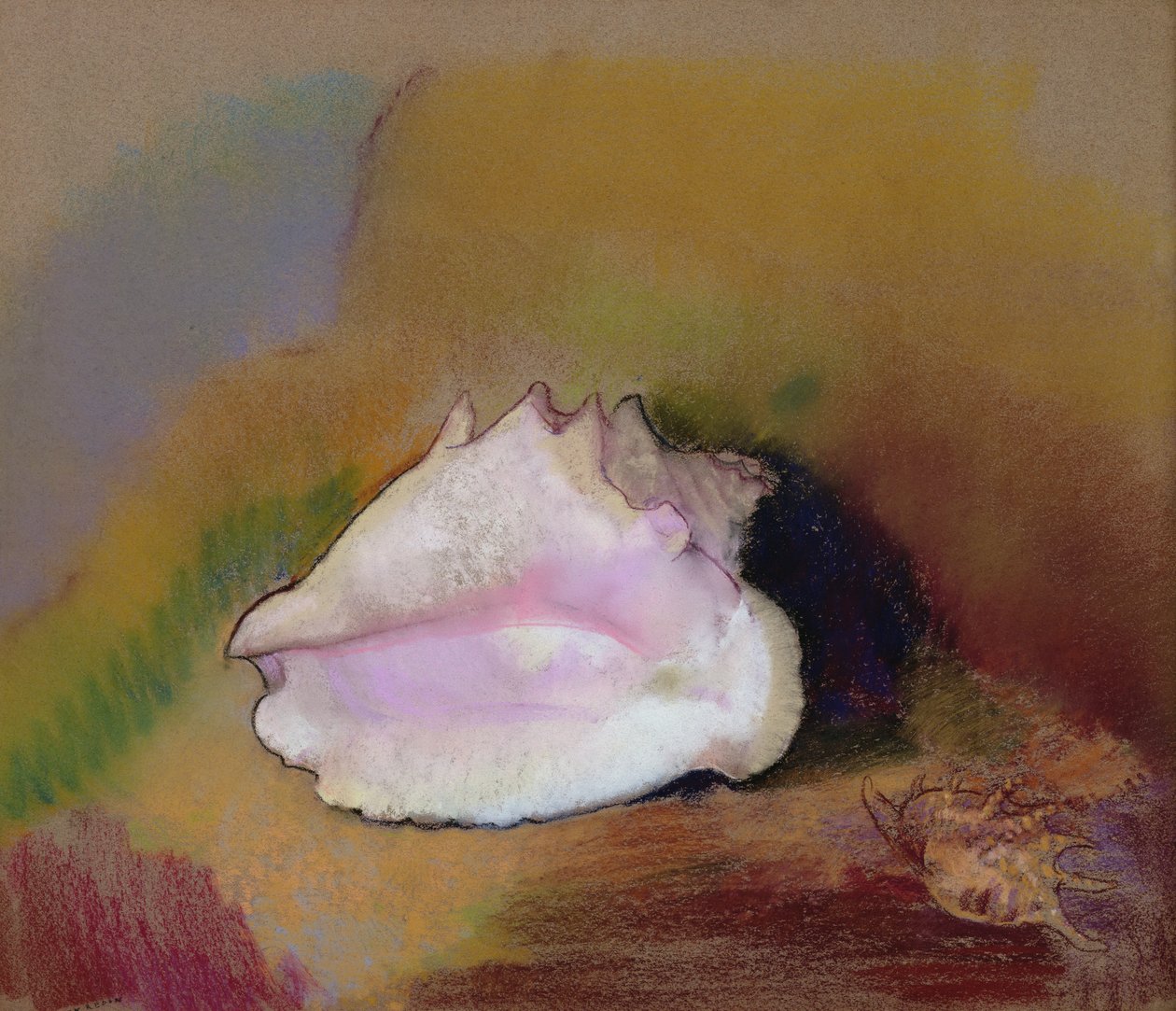 De Schelp, 1912 door Odilon Redon