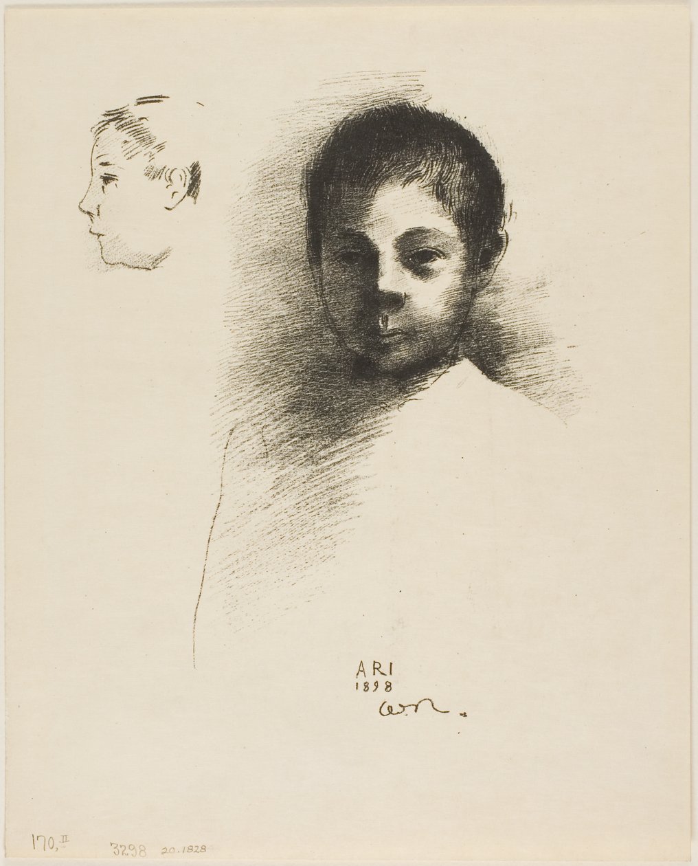 Arï door Odilon Redon
