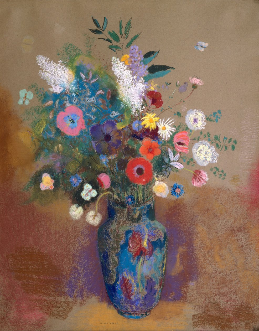 Boeket Bloemen, c.1905 door Odilon Redon