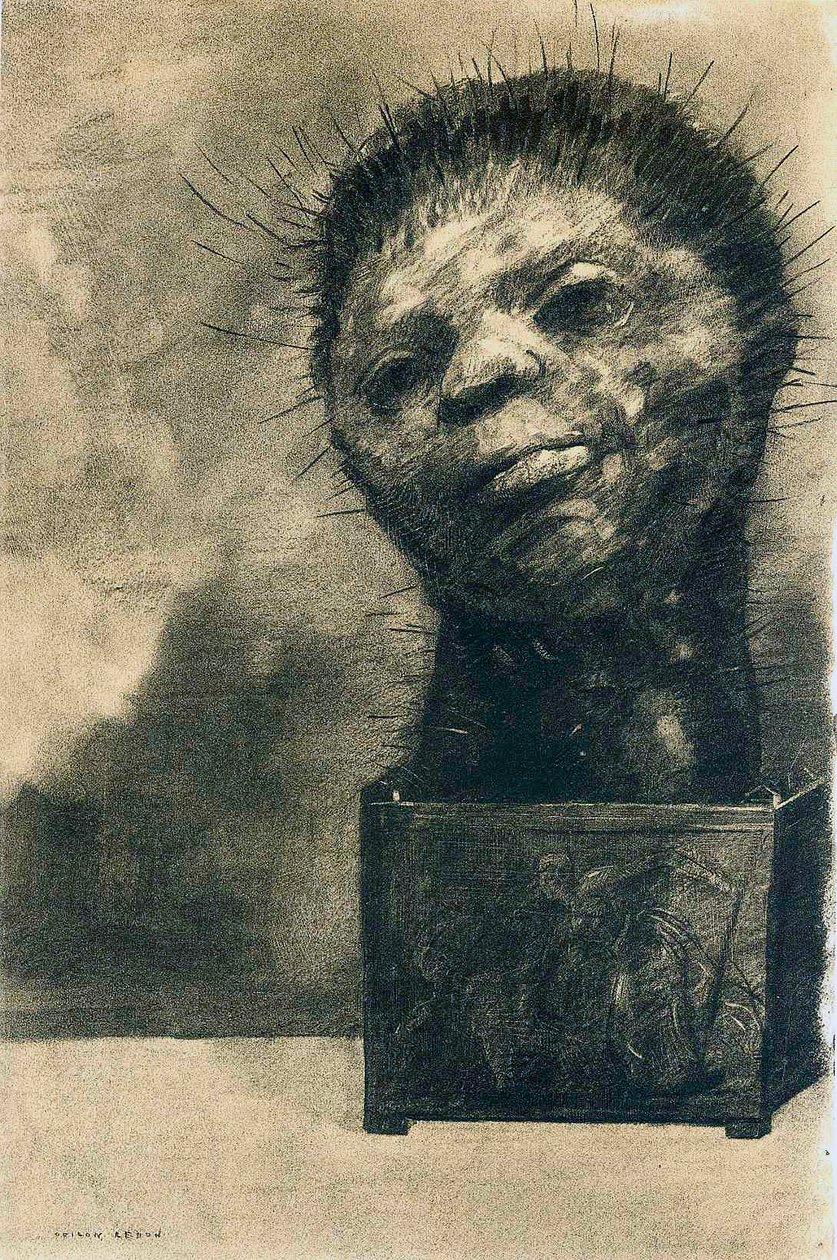 Cactusman door Odilon Redon