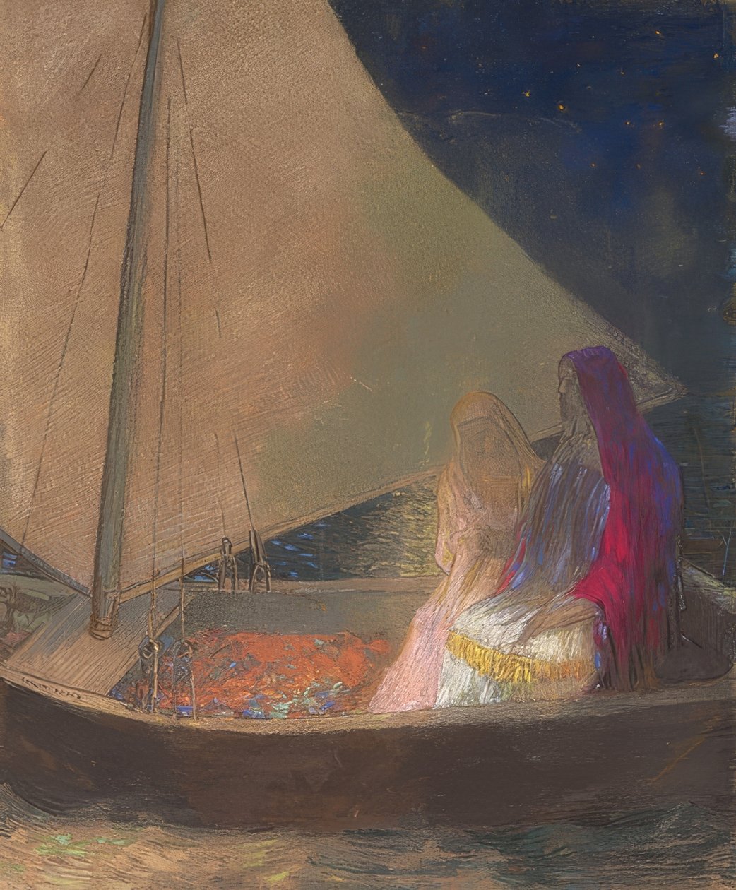 De bark door Odilon Redon