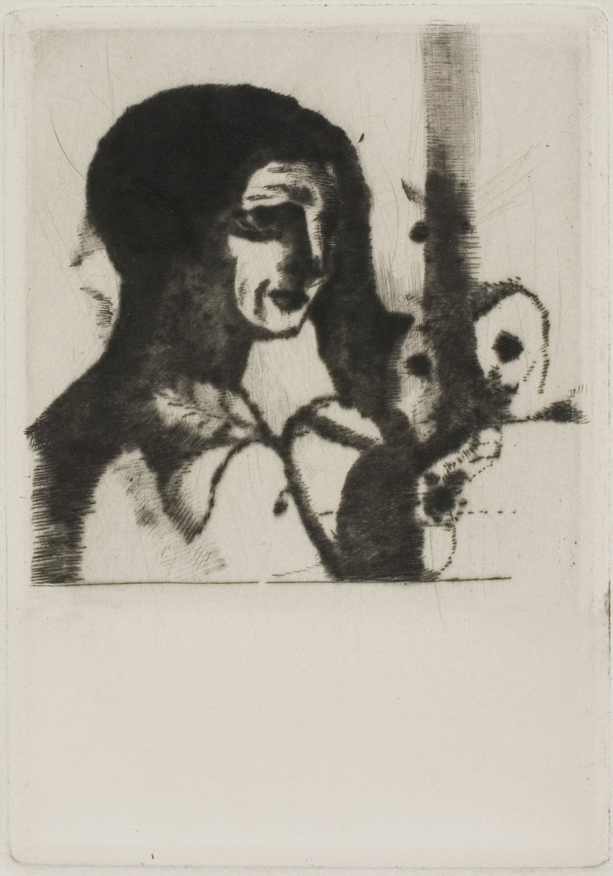 Enigma door Odilon Redon