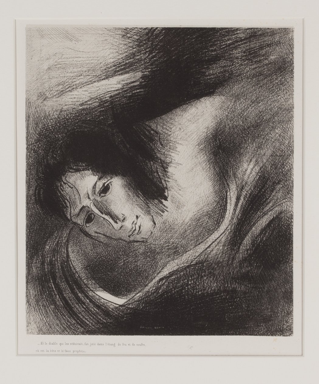 En de duivel die hen verleidde, Parijs door Odilon Redon