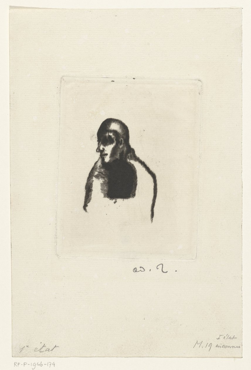 Kleine prelaat door Odilon Redon