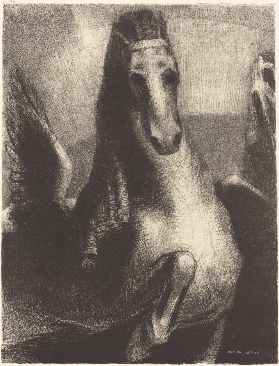 De Vleugel door Odilon Redon