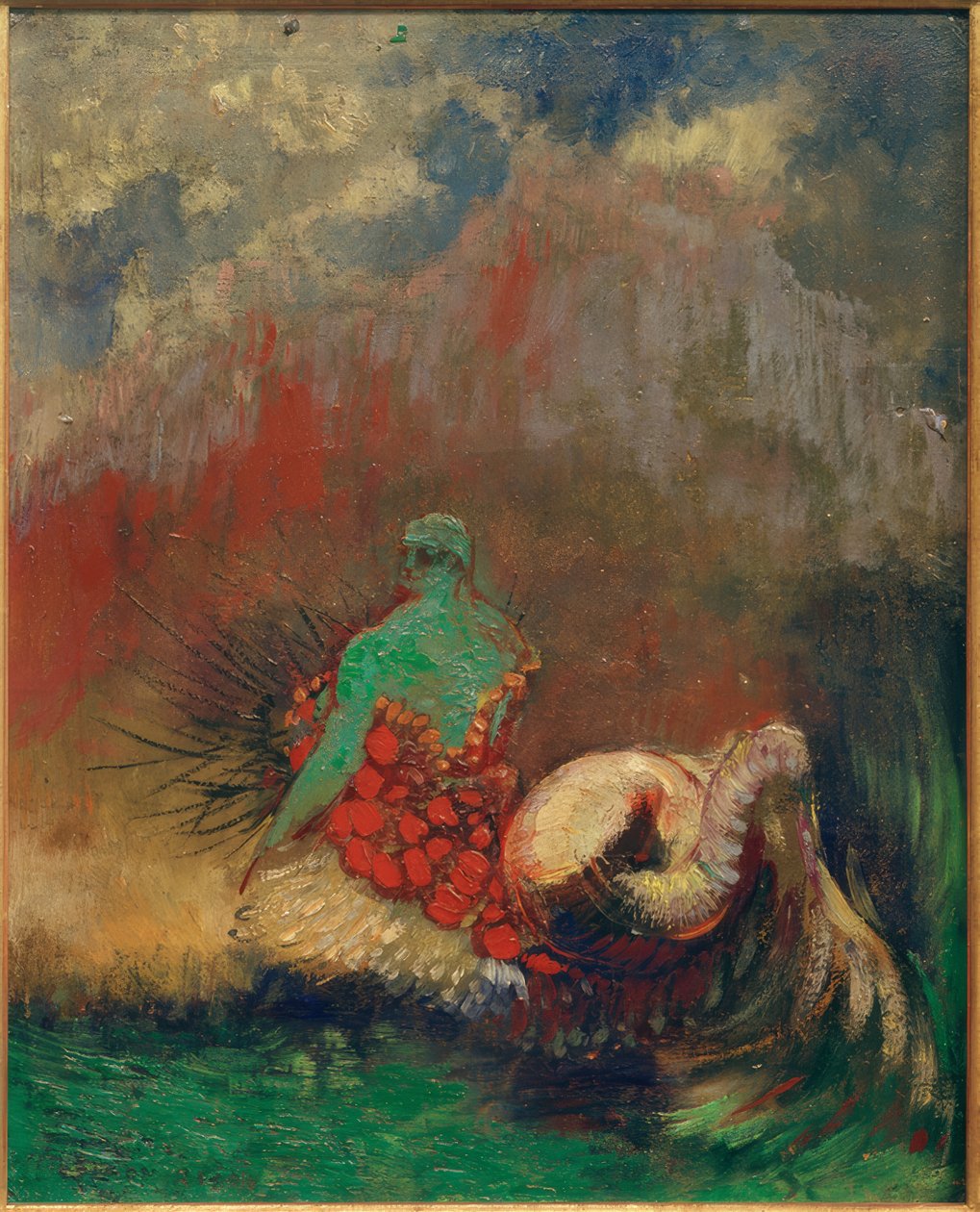 De Sirene door Odilon Redon