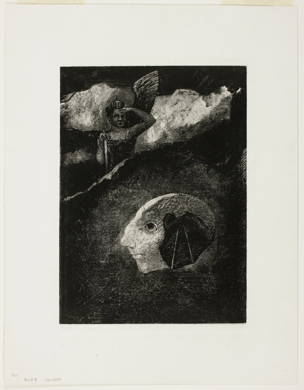Limbo, plaat vier uit In Dromen door Odilon Redon