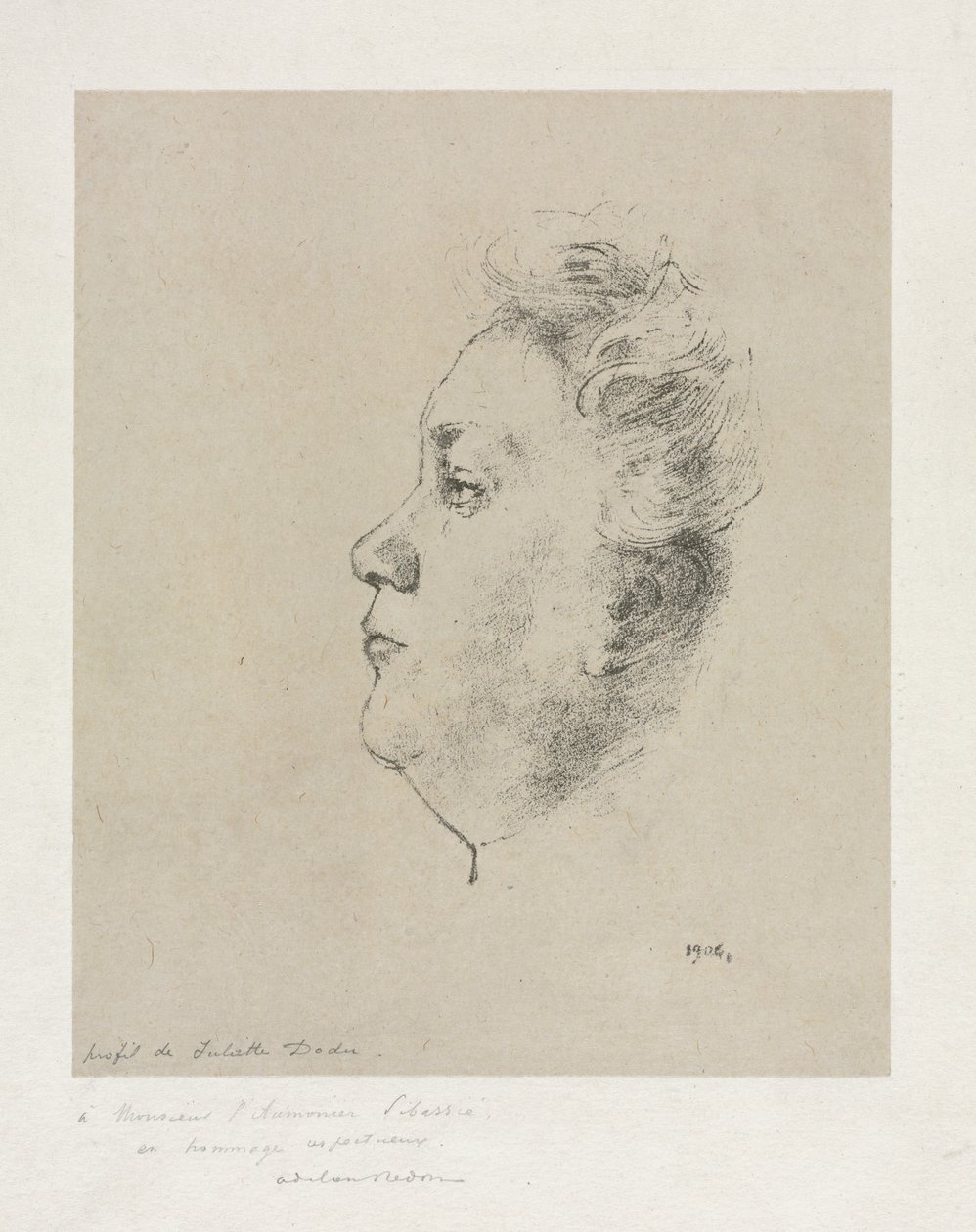 Juffrouw Juliette Dodu door Odilon Redon
