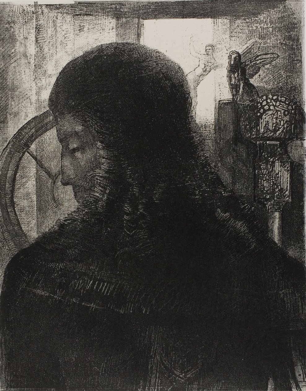Oude ridder door Odilon Redon