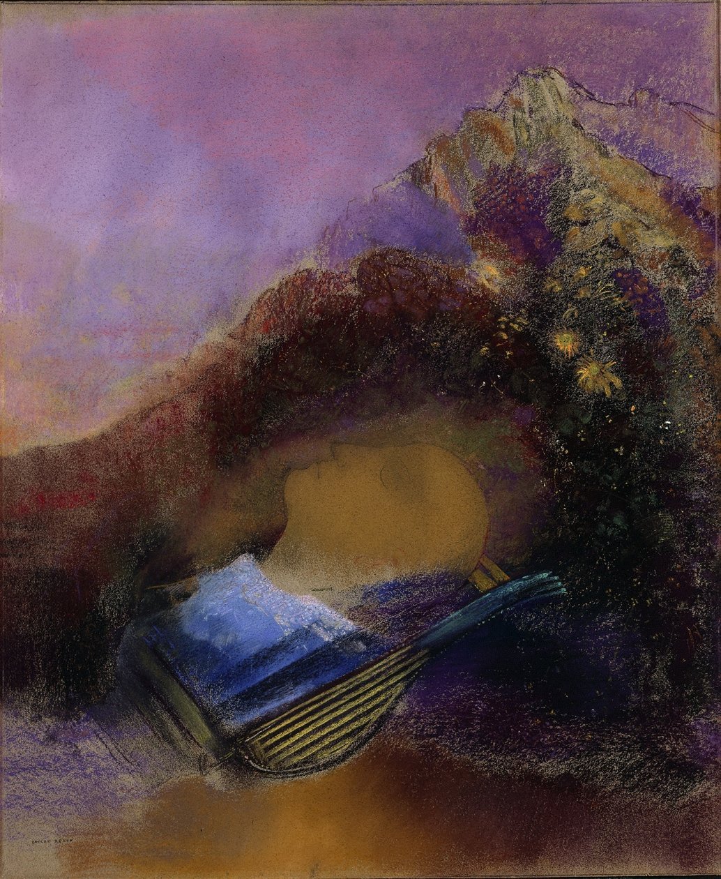 Orpheus, c. 1903-1910 door Odilon Redon