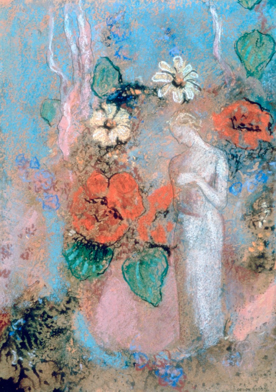 Pandora, ca. 1860-1916 door Odilon Redon
