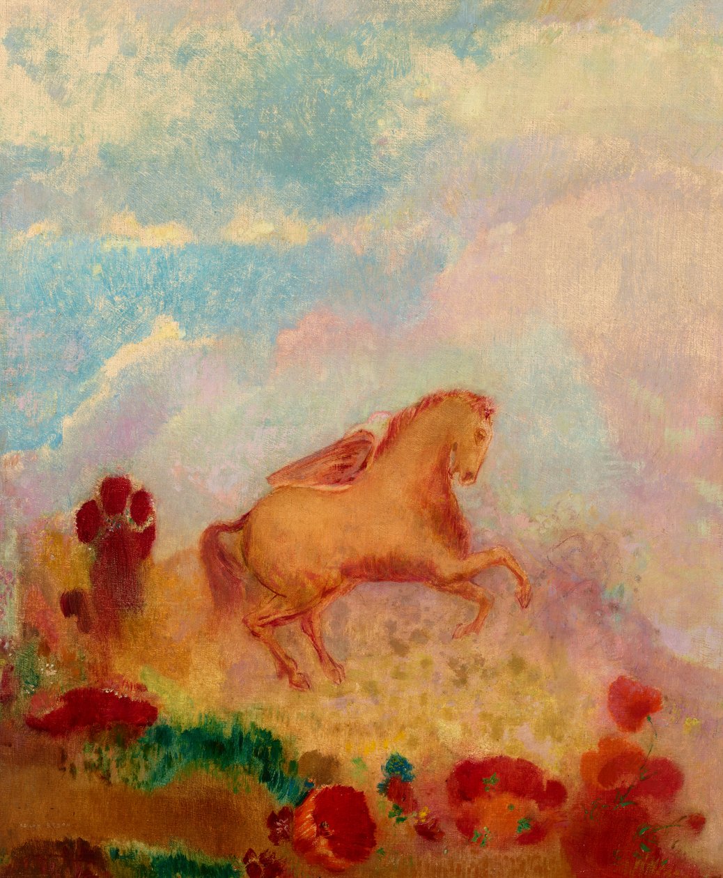 Pegasus door Odilon Redon