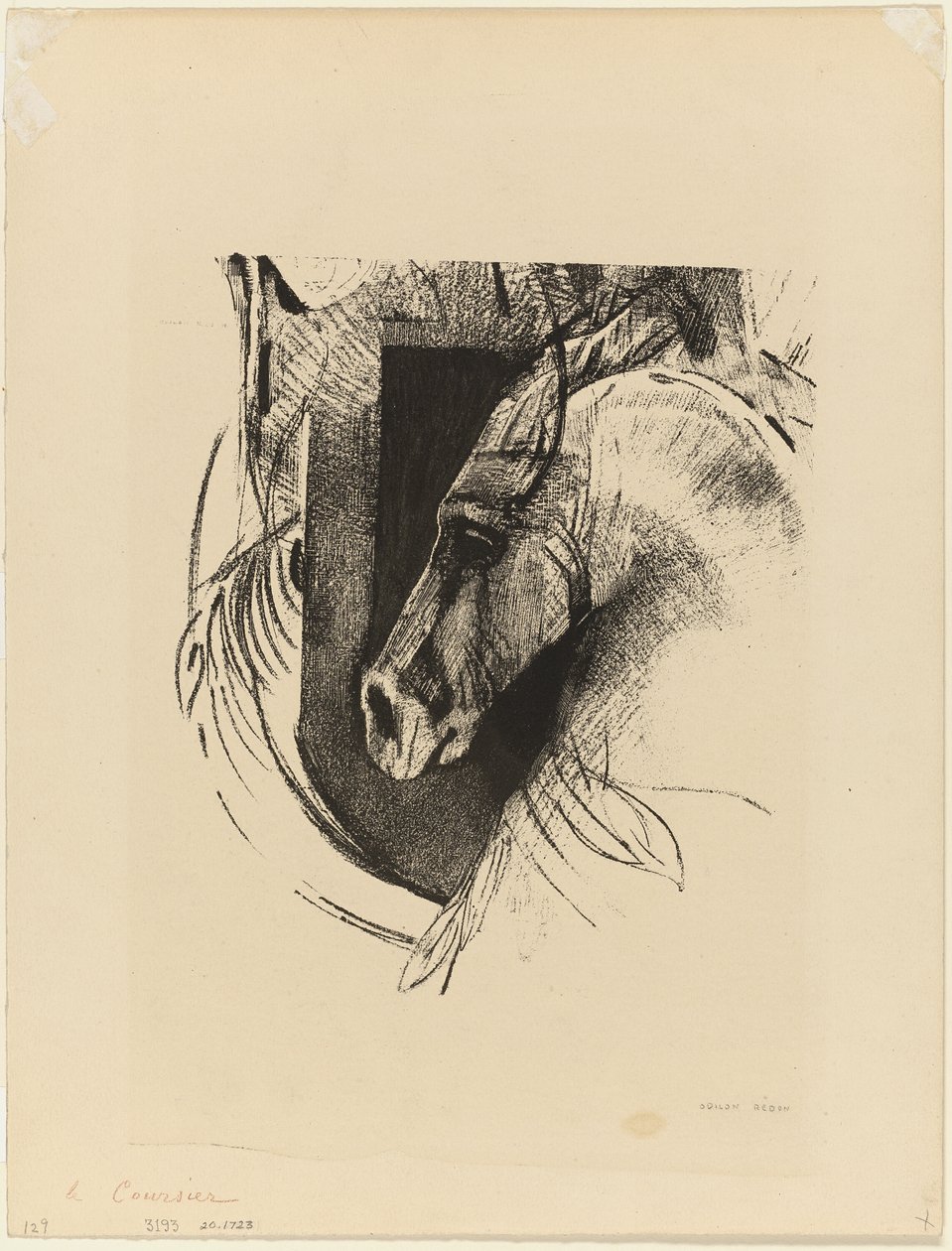 De Oplader door Odilon Redon
