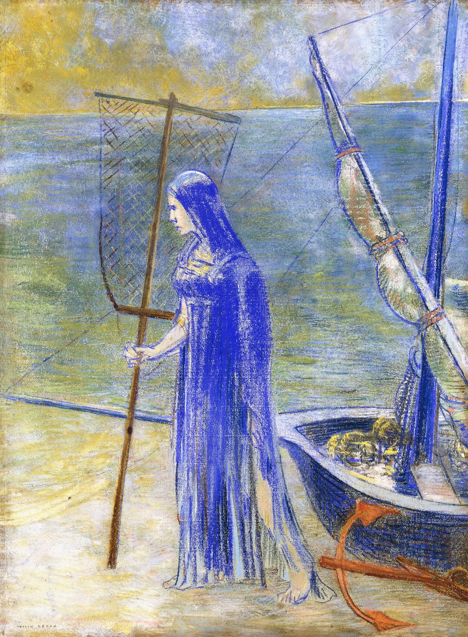 De visvrouw door Odilon Redon