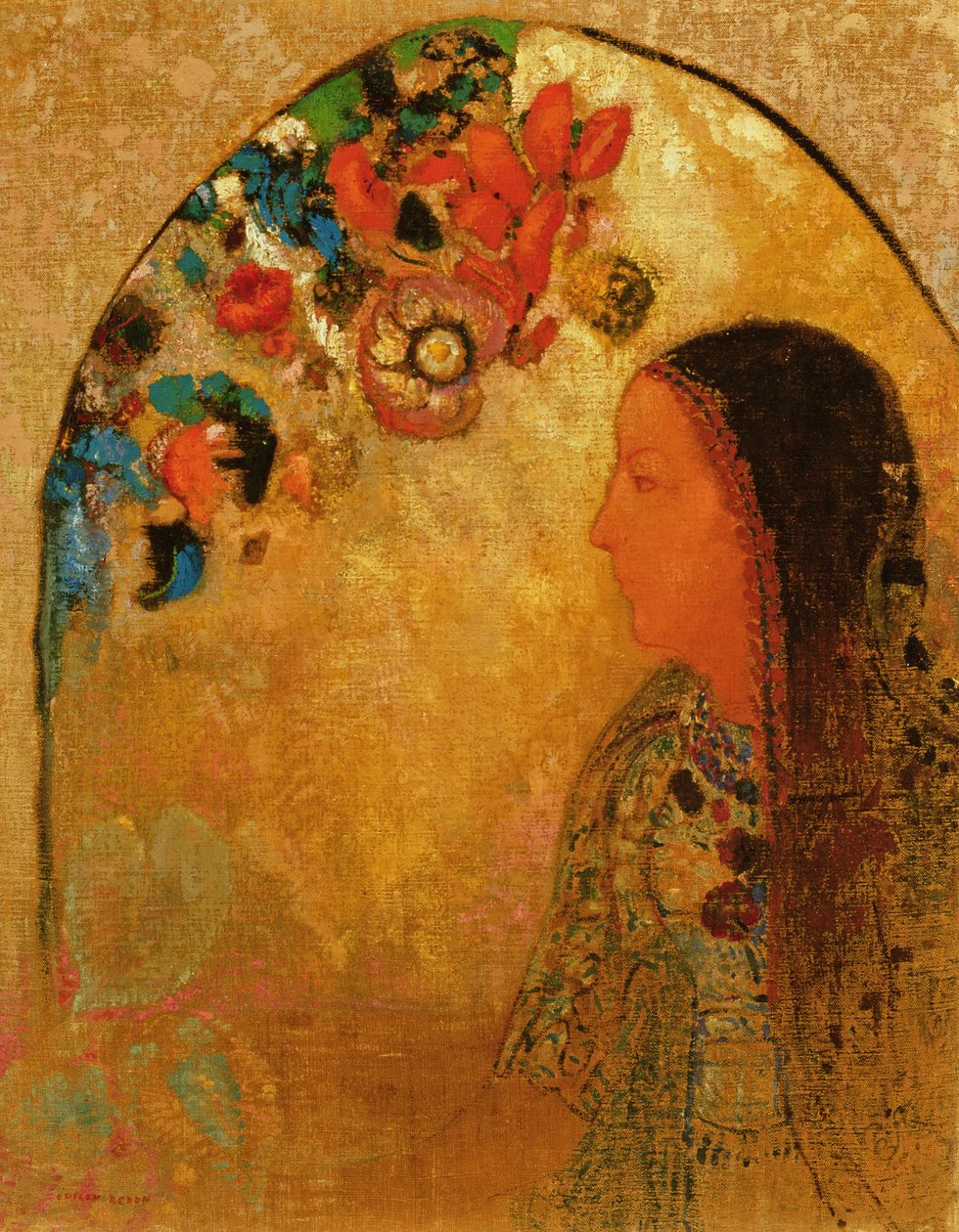 Het Gotische Raam door Odilon Redon