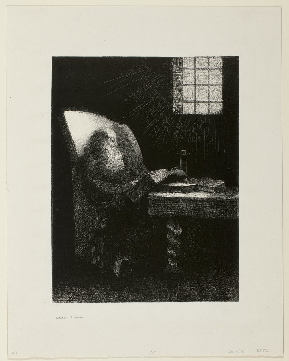 De lezer door Odilon Redon
