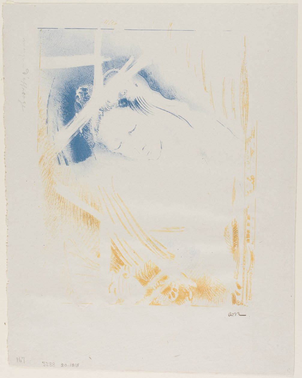 De Sulammitische door Odilon Redon