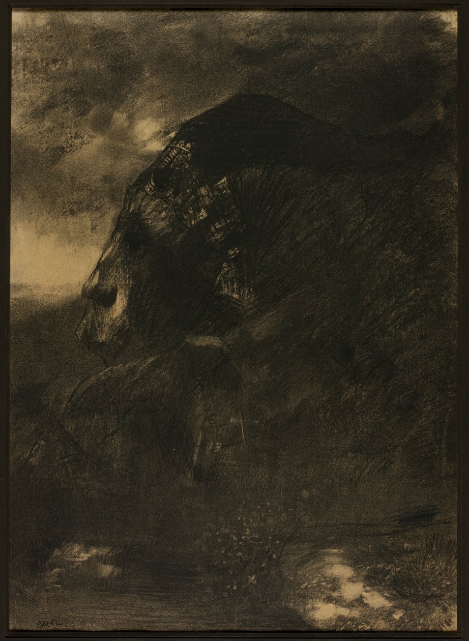 De Sfinx door Odilon Redon