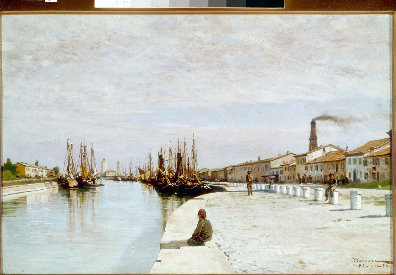 Marina van Rimini door Odoardo Borrani
