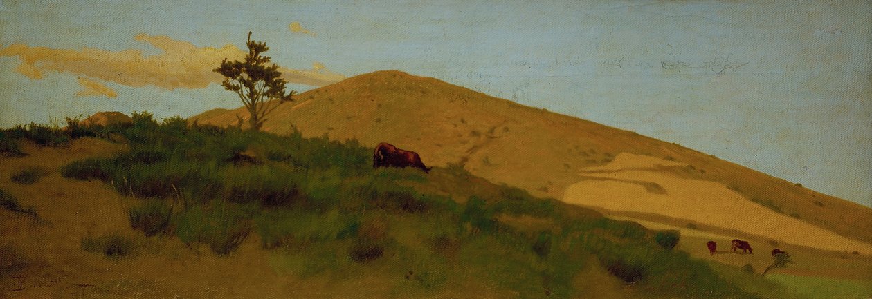 Weide door Odoardo Borrani