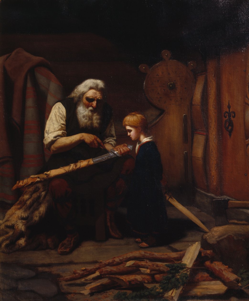 De smid door Olaf Isaachsen