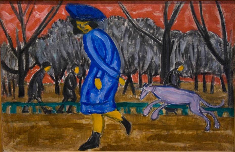 Boulevard door Olga Rozanova