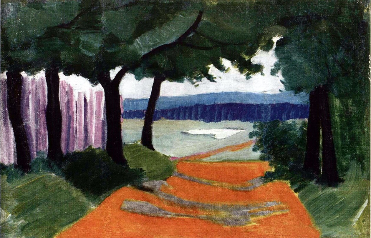 Landschap door Olga Rozanova